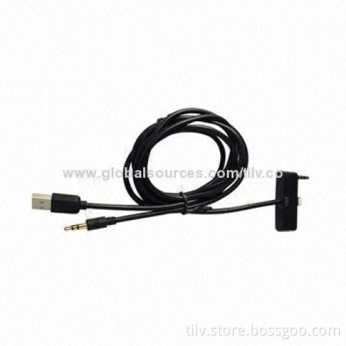 3.5mm USB car audio cable for iPhone 5